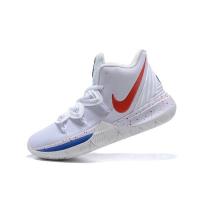 Nike Erkek Kyrie 5 Uconn Pe Beyaz / Kırmızı / Mavi Basketbol Ayakkabısı Türkiye - FSV02XV2